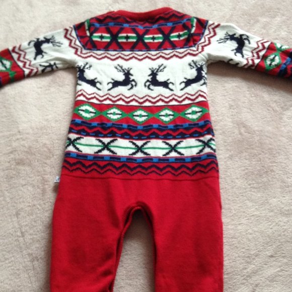Christmas Sweater Onesie by Sophie & Sam - Picture 8 of 9